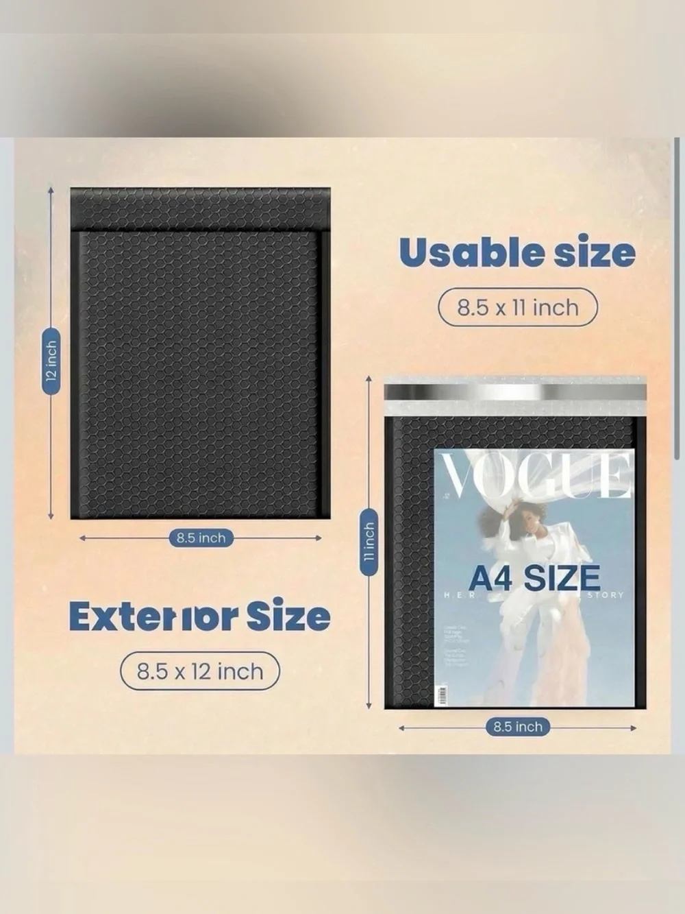 8.5” x 12” & 9” x 12” shipping Bags 30pcs shipping